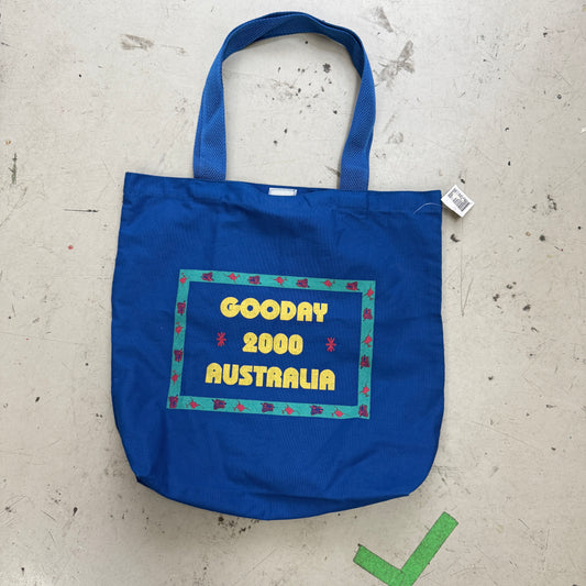 Vintage 2000's G'day 2000 Australia Screenprinted Tote Bag NEW