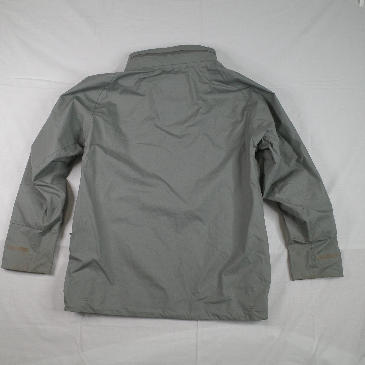 Descente Allterrain Creas Light Grey Rain Proof Jacket Mens Small