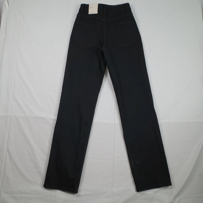 Country Road High Rise Straight Jeans Black Womens 4 with tags