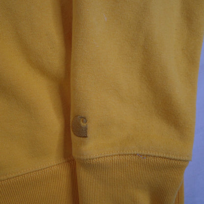 Carhartt WIP Chase Sweat Mens Medium Yellow Long Sleeve Jumper Crewneck
