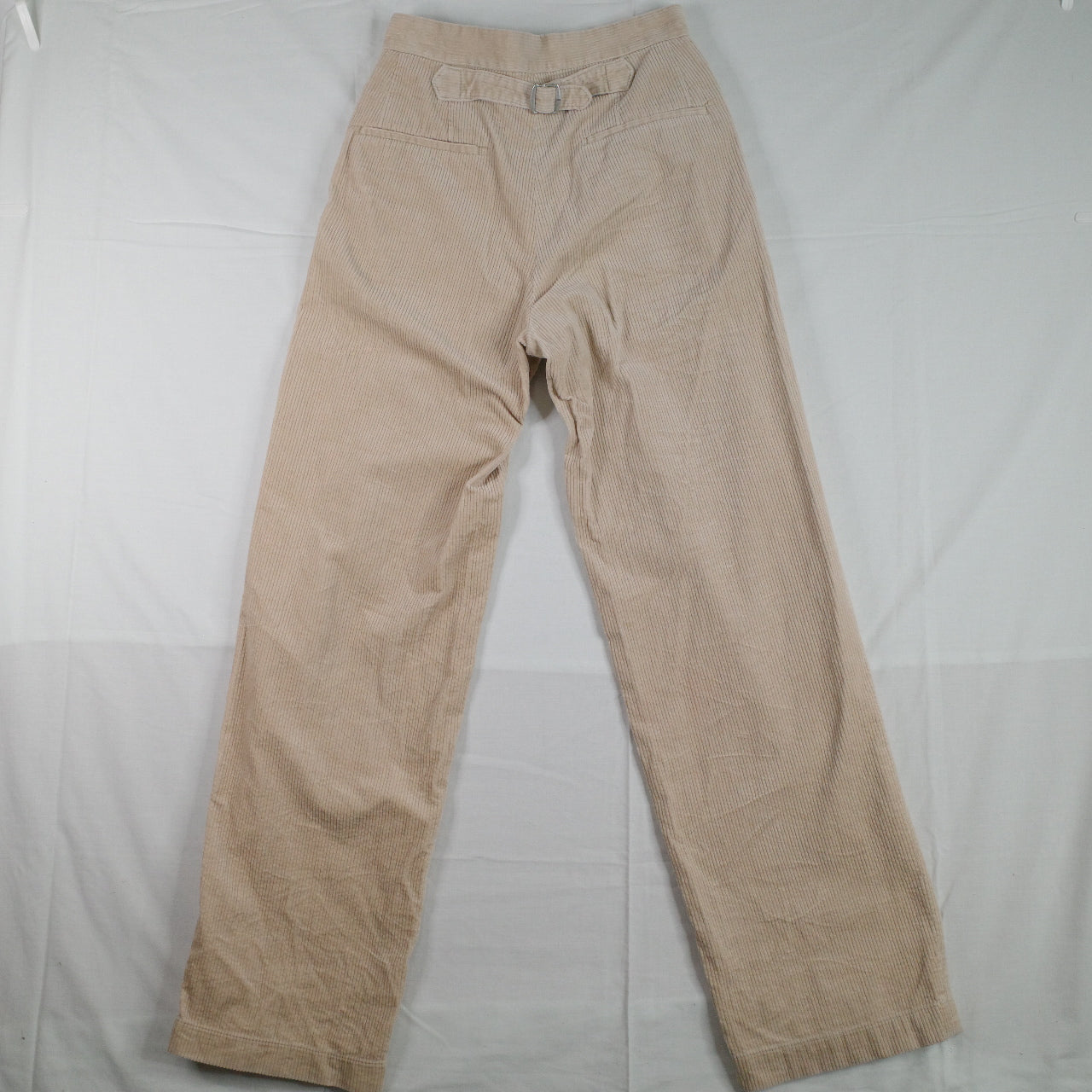 Ines De La Fressange Uniqlo Beige Cord Pants Womens 6