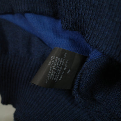 Paul & Shark Sweater Mens 6XL Blue Grey  Quarter Zip Competition Yachting Made in Italy