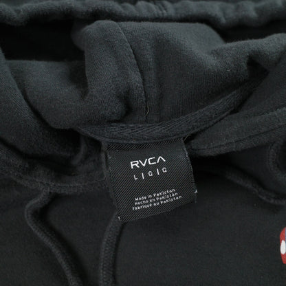 RVCA Men's Matty's Patty's Oahu Hawaii Surf Hoodie Black Men's XL