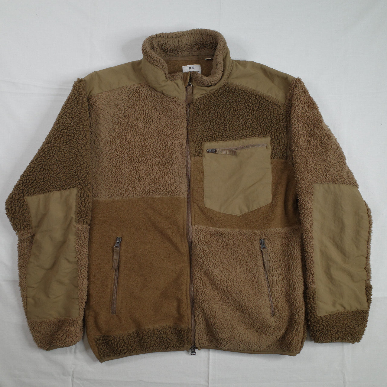 UNIQLO Engineered Garments Fleece Jacket Brown S Collab Used