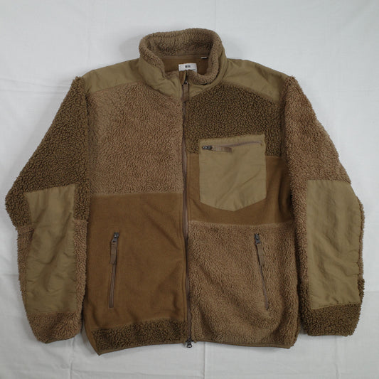 UNIQLO Engineered Garments Fleece Jacket Brown S Collab Used
