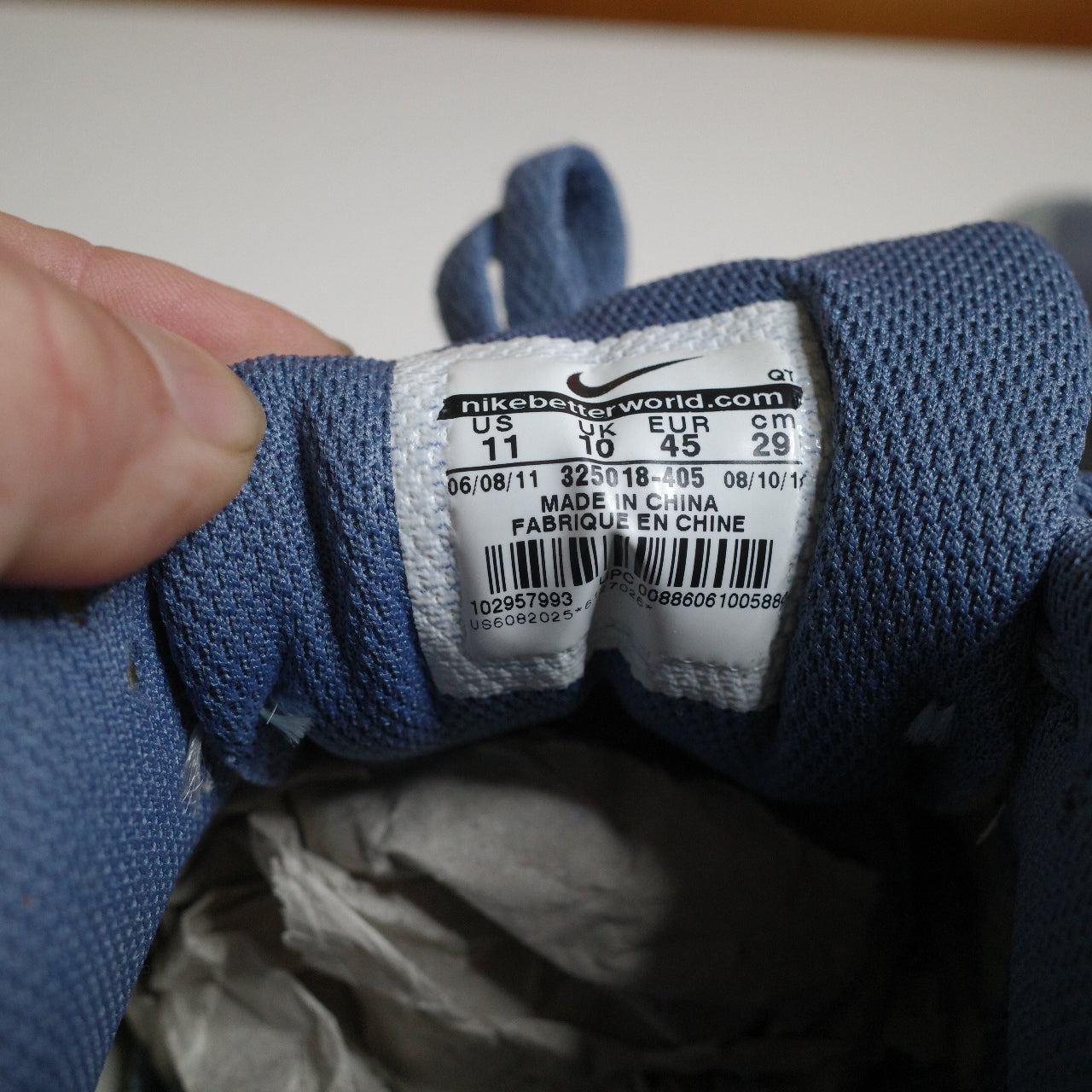 2011 Nike Air Max 90 Blue - 325018-405 US11