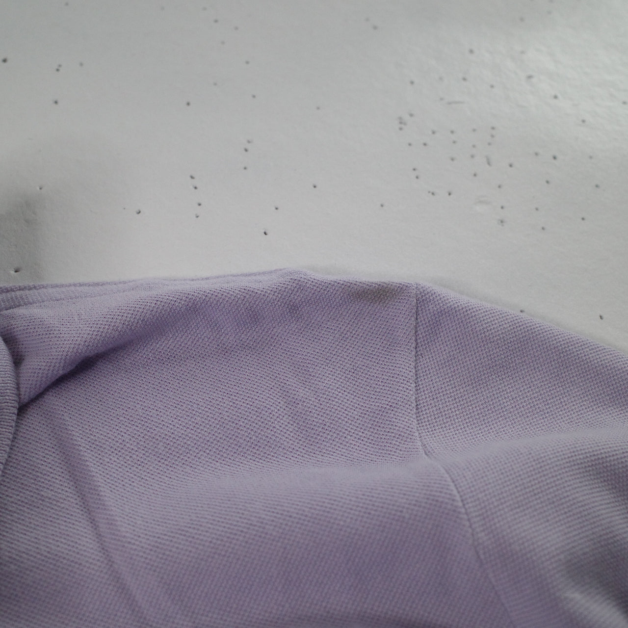Vintage Lacoste Polo Shirt Lavender Purple Short Sleeve Mens Size 4 Medium