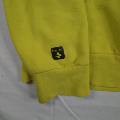 RLX Alpine Ski Technology Yellow RLX67 Ralph Lauren Hoodie Mens XL