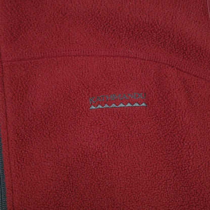 Vintage Kathmandu Altica Technologies Vest Mens M Red Full Zip Fleece Jacket