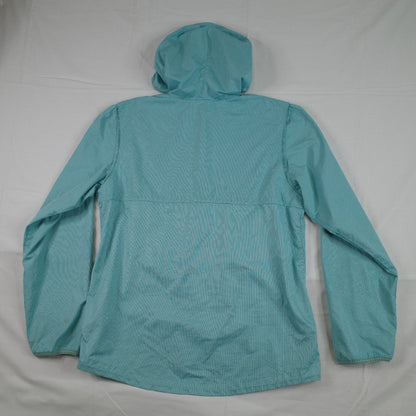 Nike ACG Grid Rip Stop Teal Kangaroo Half Zip Hooded Jacket Mens Medium