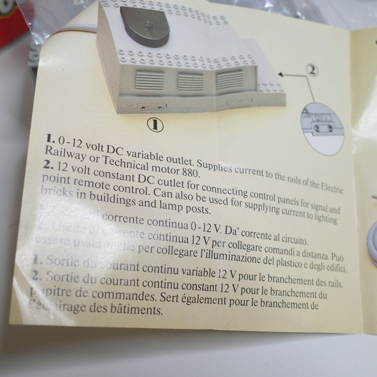 LEGO Vintage 7864 12V Train Transformer Controller with box & instructions