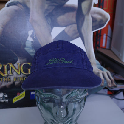 Vintage L.L Bean Bong Bill Baseball Hat Cotton Navy Cap Men's Small