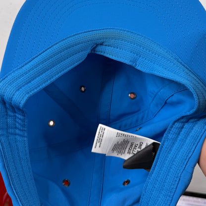 The North Face Blue Flat Brim Cap