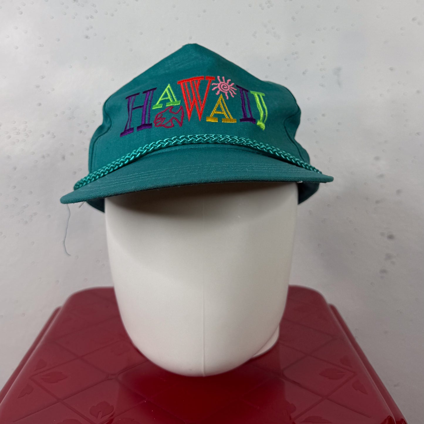 Vintage Hawaii Teail Embroidered Hat