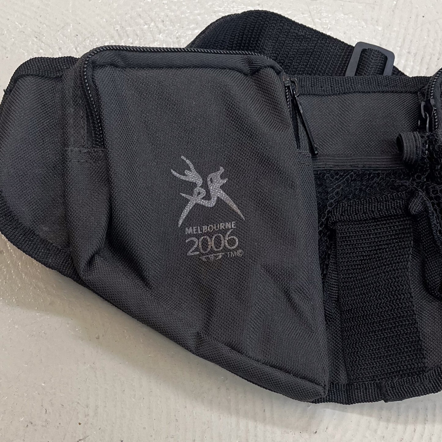 Melbourne 2006 Commonwealth Games Black Waist Bag New