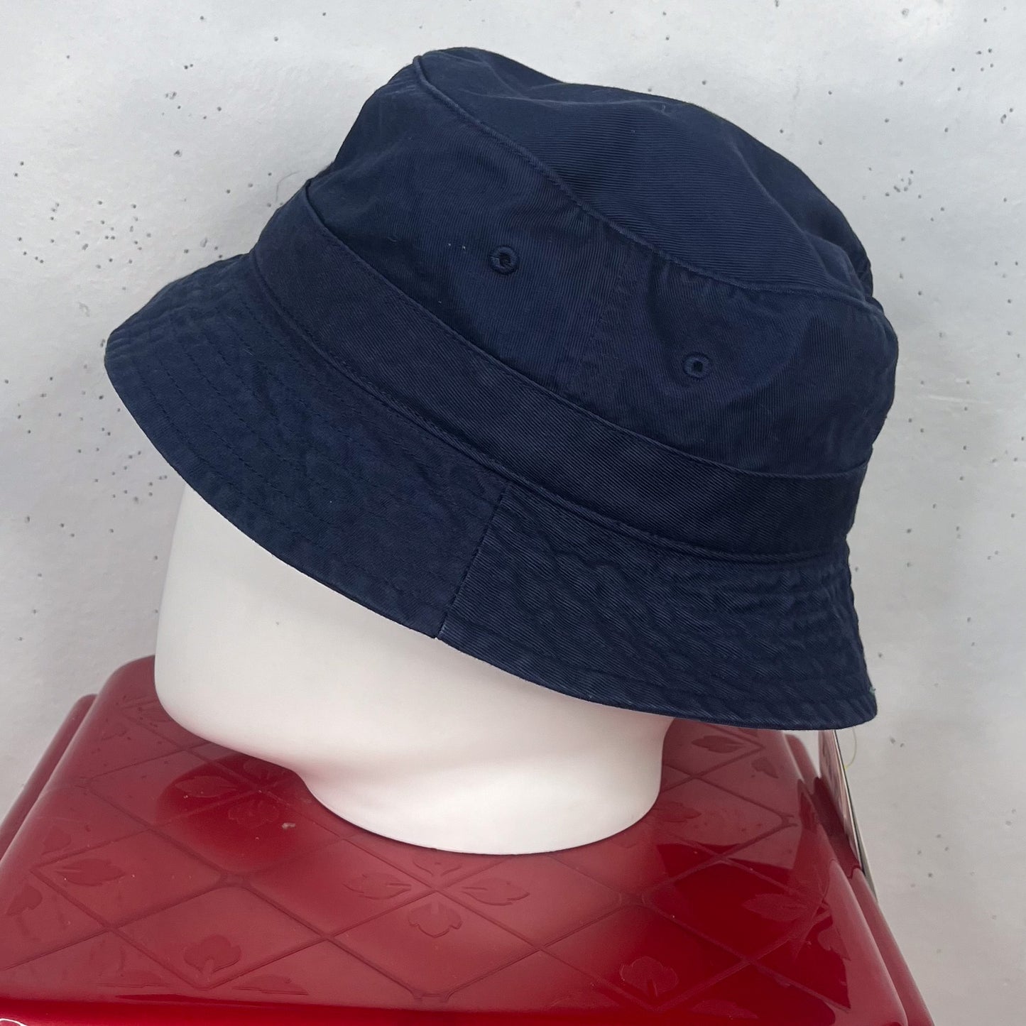 Ralph Lauren Rancher Polo Bear Navy Bucket Hat New (S/M)