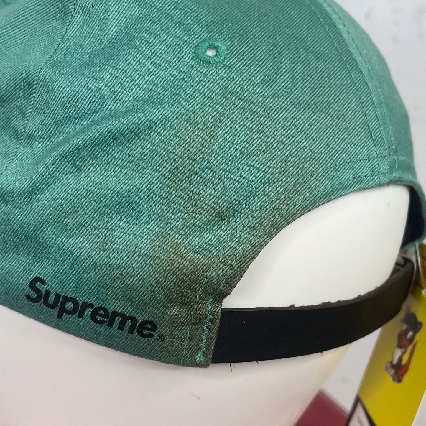 Supreme Tiffany Black Brim Baseball Cap