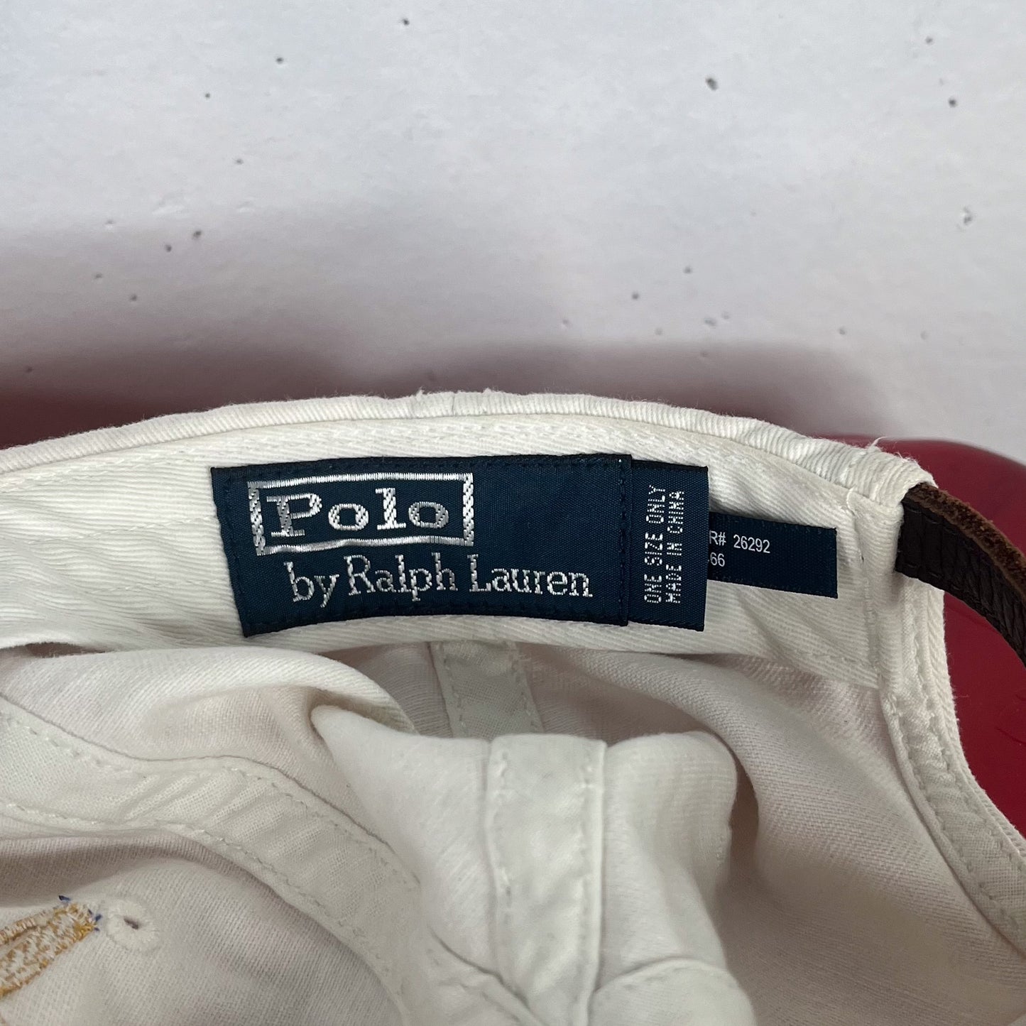 Ralph Lauren Equestrian White/Blue Cap