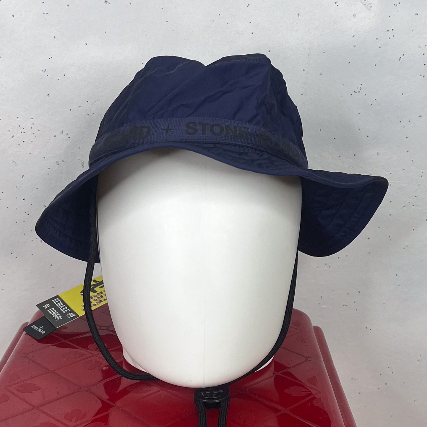 Stone Island Nylon Purple Bucket Hat New (M)