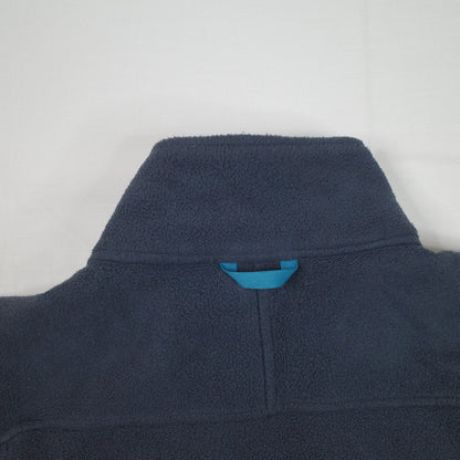 Jack Wolfskin Fleece Mens Medium Blue Nanuk 200 Paw Logo Jacket