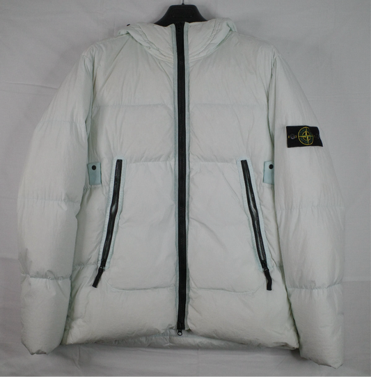Stone Island Garment Dyed Crinkle Reps NY Down Ice Mens XL