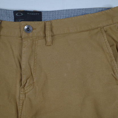 Oakley Chino Shorts Mens Size 36 Khaki Casual Wear