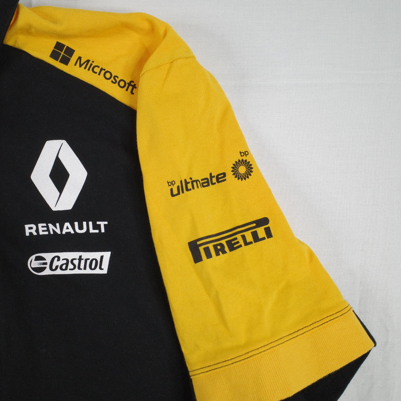 Le Coq Sportiff Renault F1 Short Sleeve Polo Shirt Mens XXL