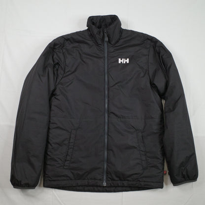 Helly-Hansen Primaloft Insulated Puffer Jacket Black Lightweight Mens Medium