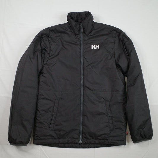 Helly-Hansen Primaloft Insulated Puffer Jacket Black Lightweight Mens Medium