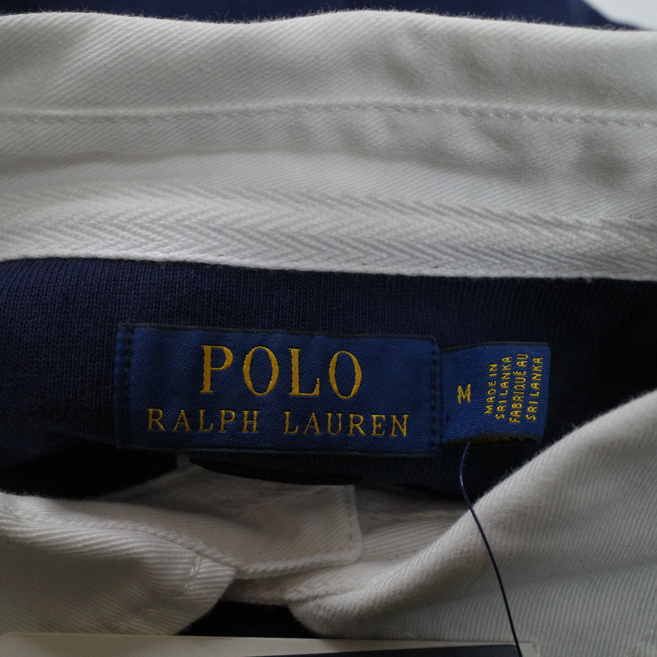 NWT Ralph Lauren Polo Sport K Swiss Embroidered Navy Rugby Polo Mens Medium