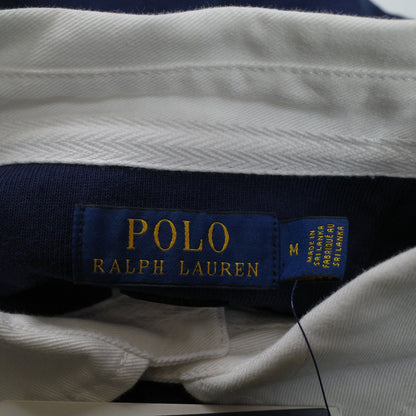 NWT Ralph Lauren Polo Sport K Swiss Embroidered Navy Rugby Polo Mens Medium