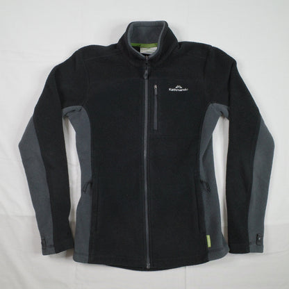 Kathmandu Jacket Thick Fleece Black Polartec Womens 6