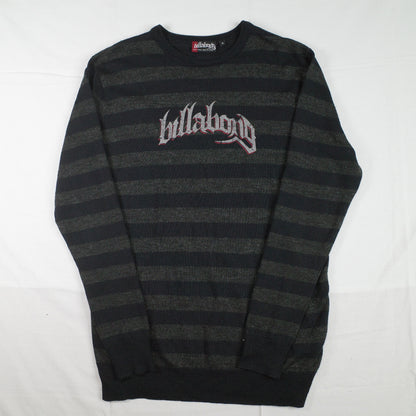 Vintage Billabong Striped Sweater Wool Acrylic  Chest Logo Mens Small