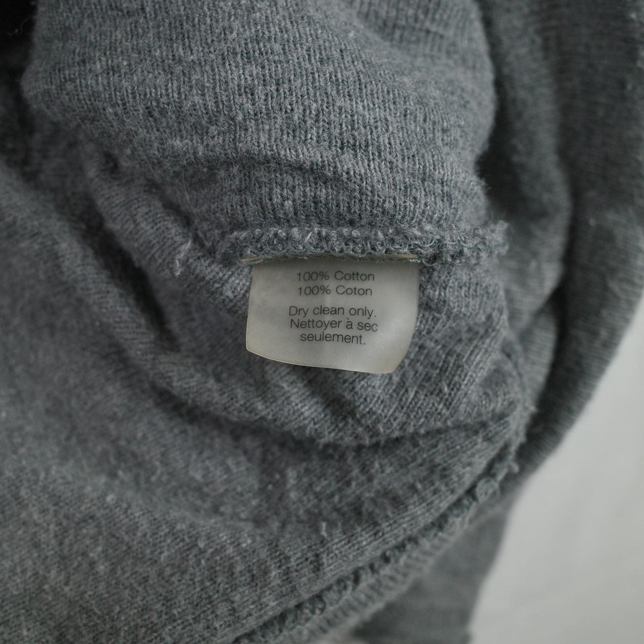 T By Alexander Wang Gray Hoodie Sweater Jacket Unhemmed Sleeves Womens Small