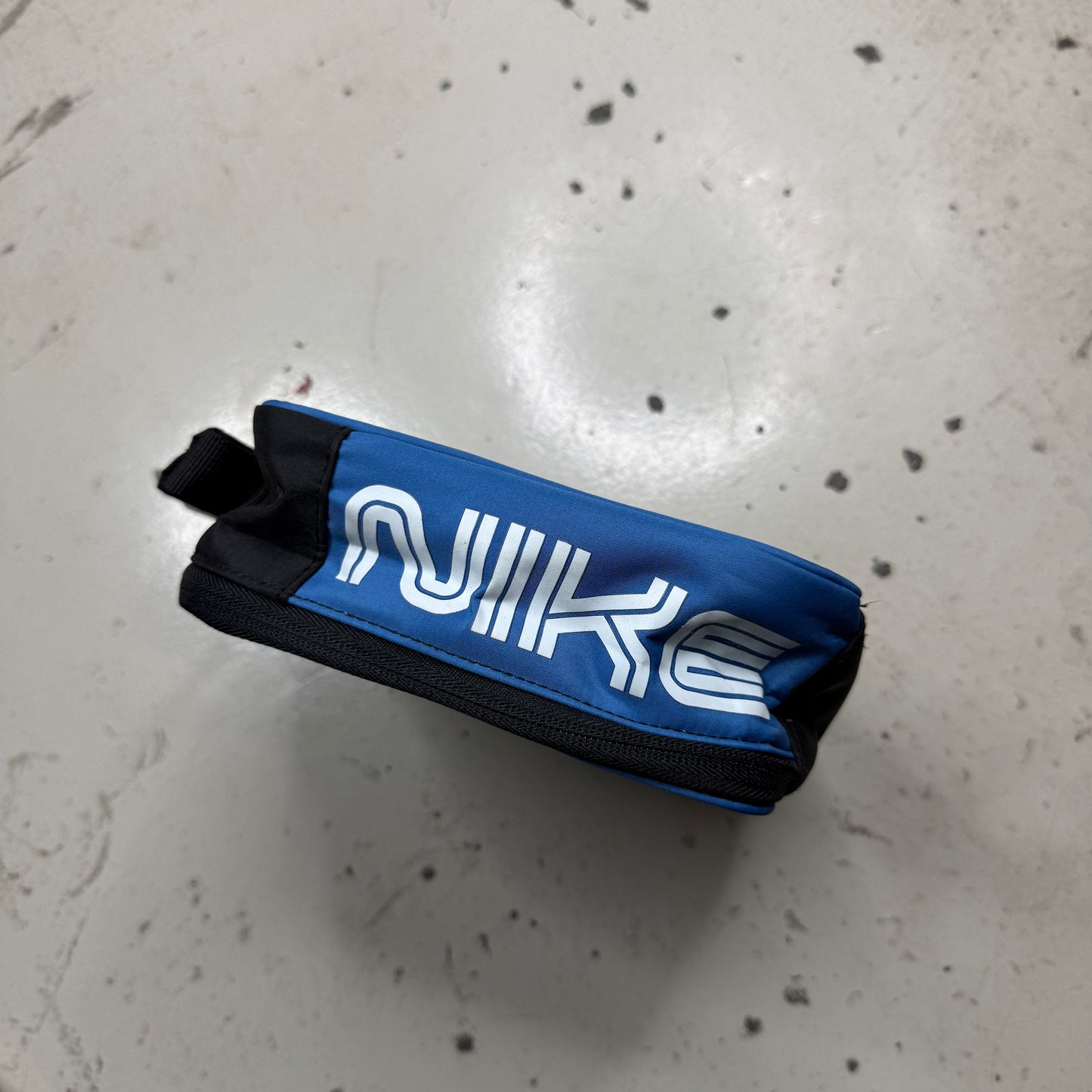 Vintage Nike 90s Insulated Lunchbox Travel Bag Blue Black Embroidered Logo New with Tags