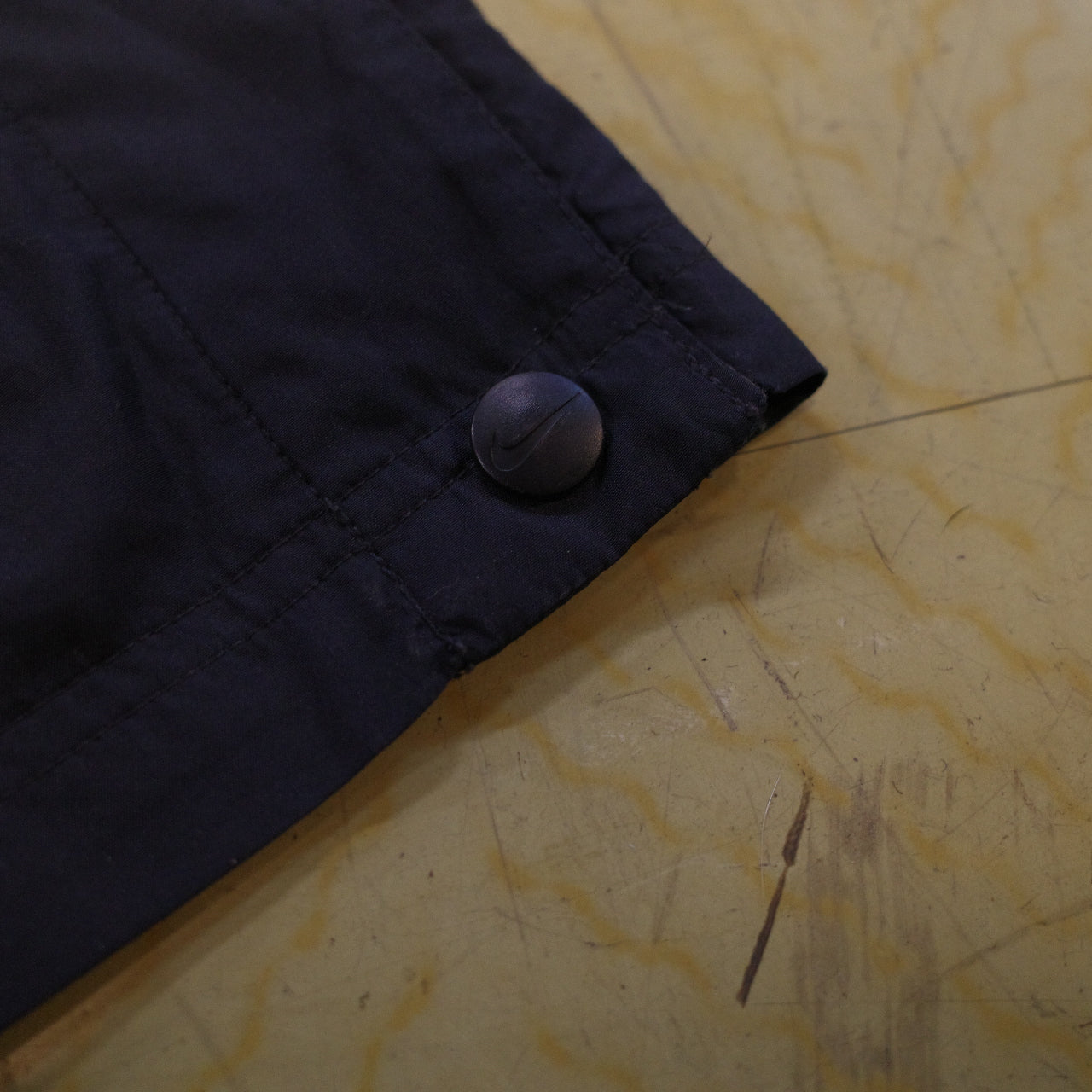 Vintage Nike Black Track Pants Windbreaker Piping Men's Large