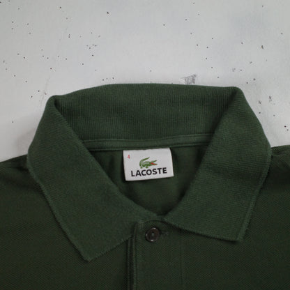 Vintage Lacoste Polo Shirt Dark Green Short Sleeve Mens Size 4 Medium