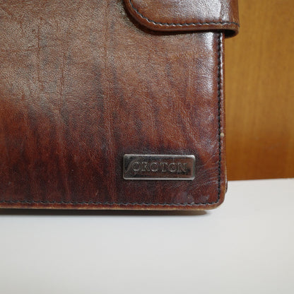 Vintage Oroton Leather Medium Grain Made In Australia Wallet Rectangle