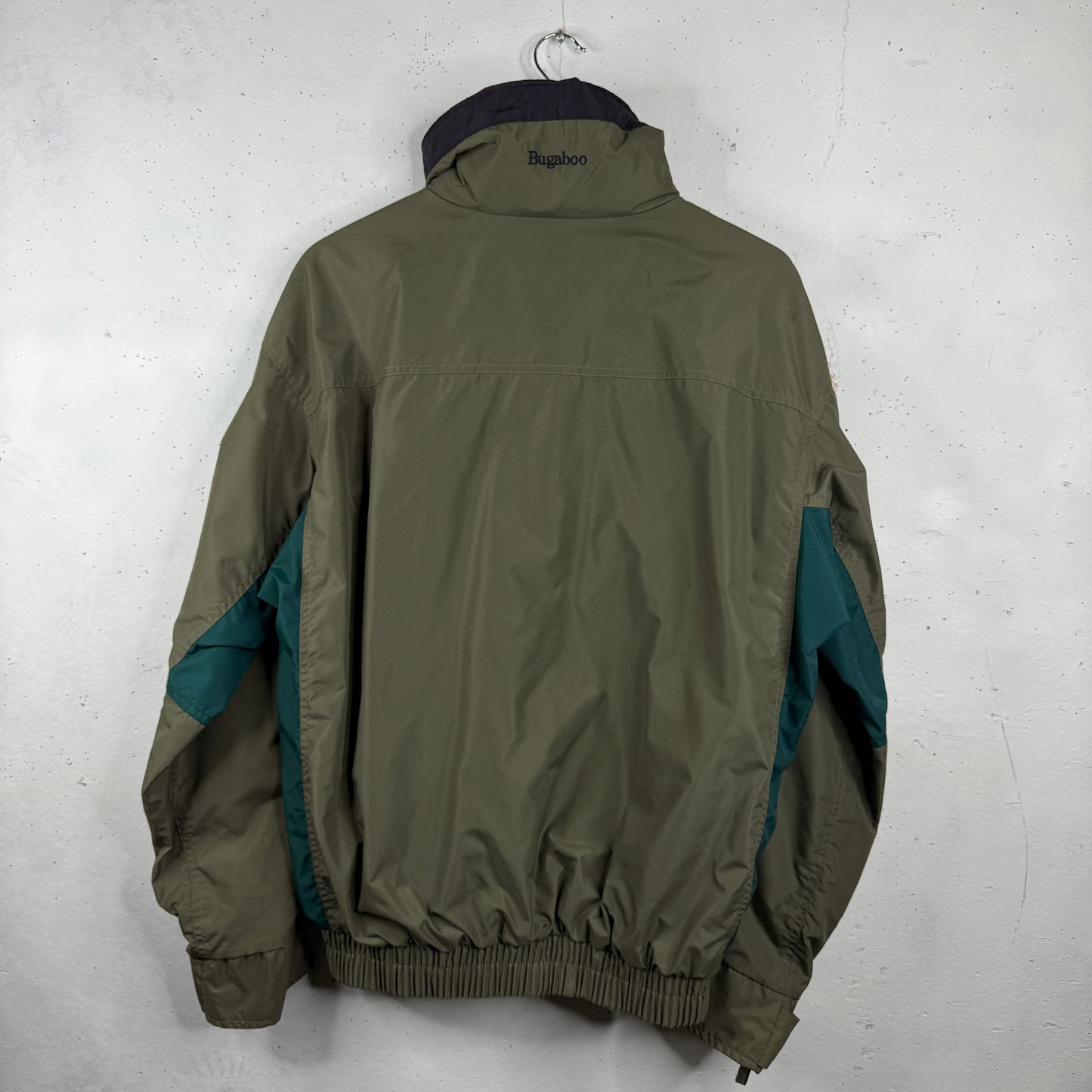 Columbia Bugaboo Olive Black Winter Jacket Radial Sleeve Mens Small Damaged Zip