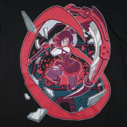 RWBY Rooster Teeth Ruby Rose T Shirt Front Graphic Short Sleeve Mens Small