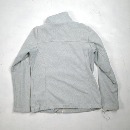 Columbia Fleece Jacket Zip Up Grey Fleece Women's Medium