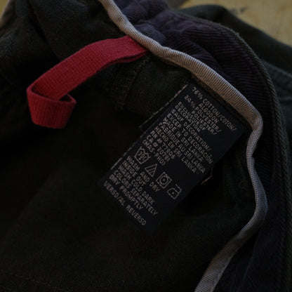 Tommy Hilfiger Pants Mens W40 L34 Baggy Pocket Black Faded Cargo Chino