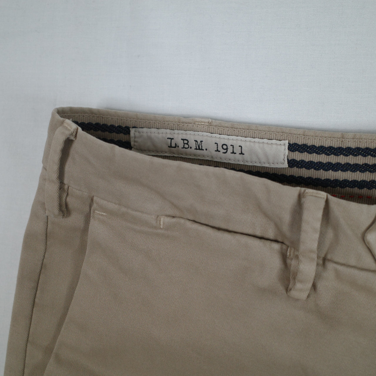 LBM 1911 Cotton Tailored Pants Trousers Regular Fit Size 54