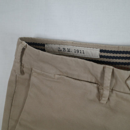 LBM 1911 Cotton Tailored Pants Trousers Regular Fit Size 54