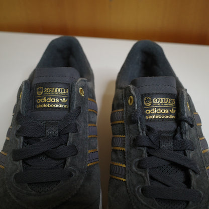 Adidas X Spitfire Busenitz Skateboarding Shoes Gray Suede Mens Sneakers US8