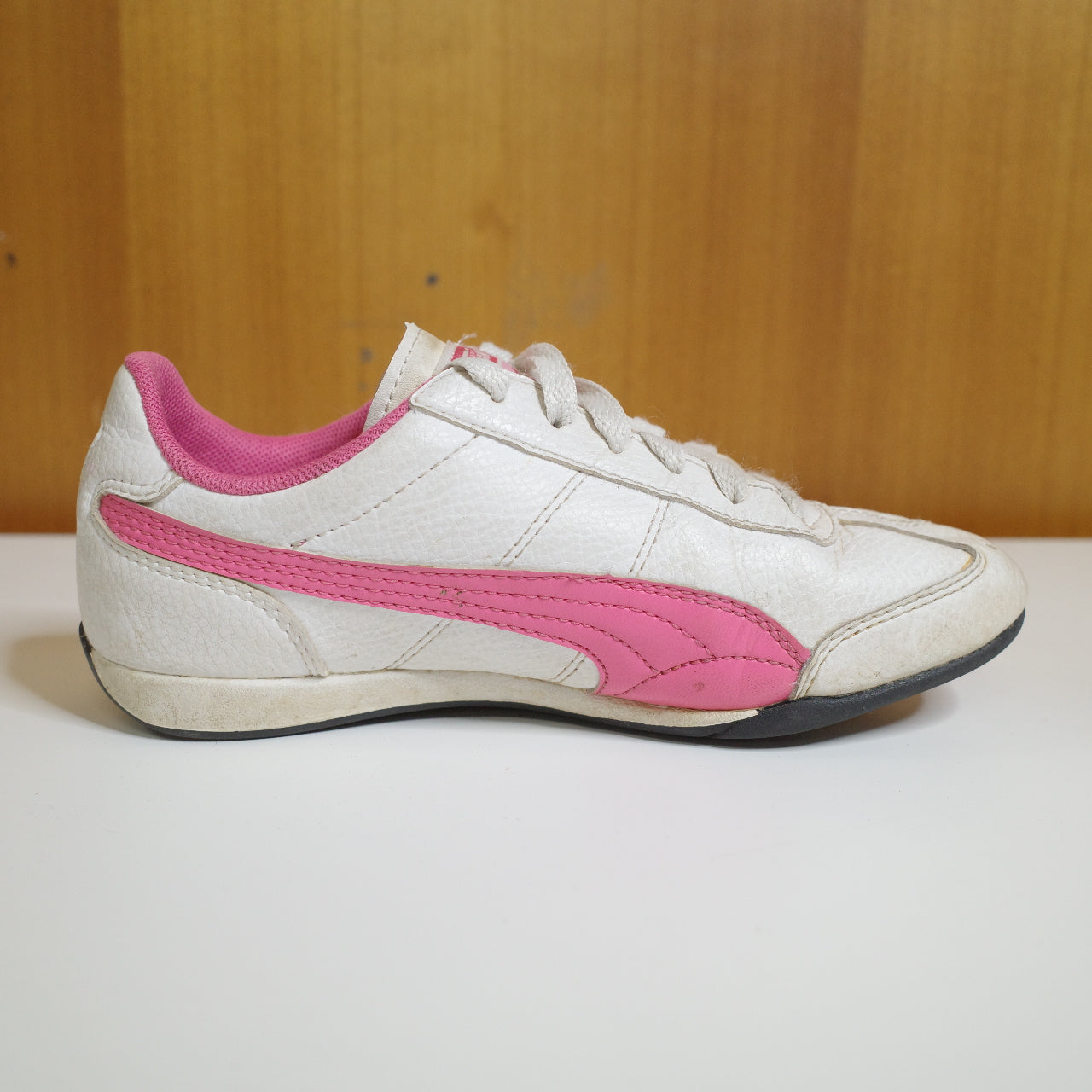 Vintage Puma Speedcat White Pink Womens Shoes 352984-06 UK2