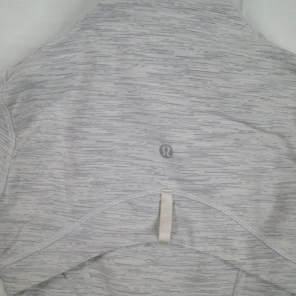 Lululemon Define Gray Quarter Zip Womens Size 0 167/74Y Yoga