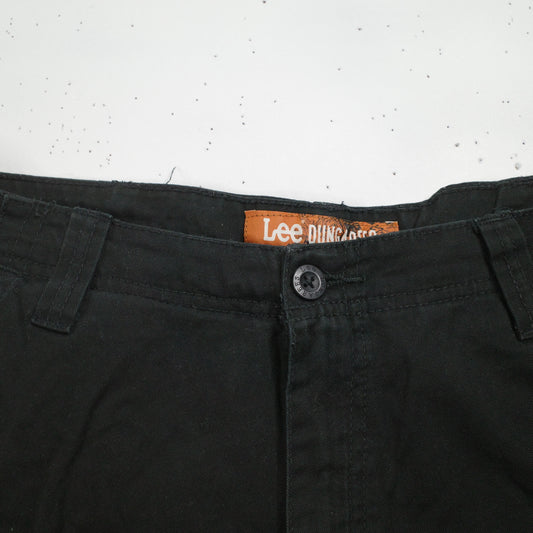 Lee Dungarees Black Cargo Shorts Men's 34