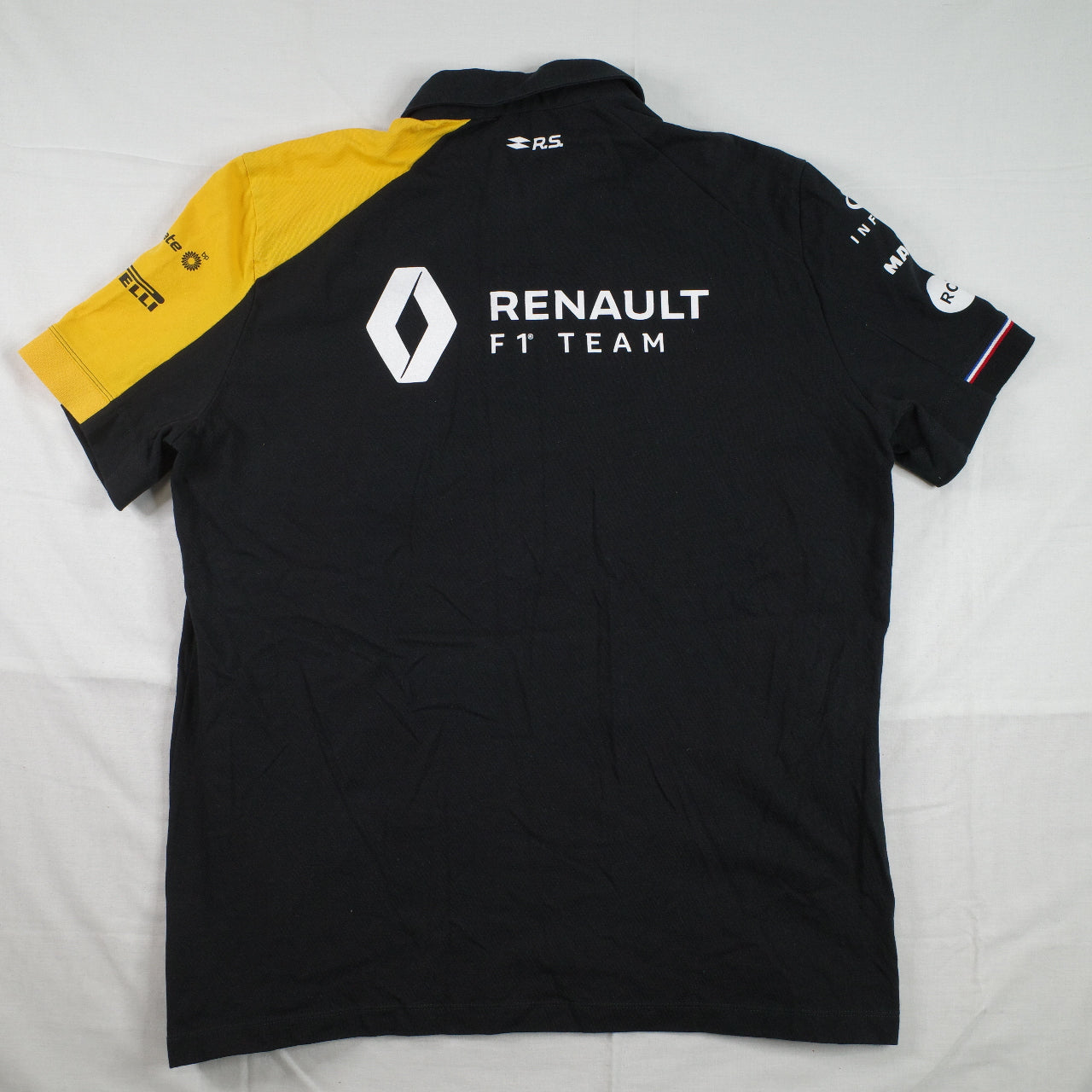 Le Coq Sportiff Renault F1 Short Sleeve Polo Shirt Mens XXL