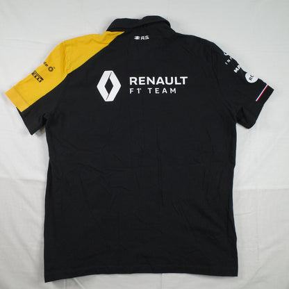 Le Coq Sportiff Renault F1 Short Sleeve Polo Shirt Mens XXL